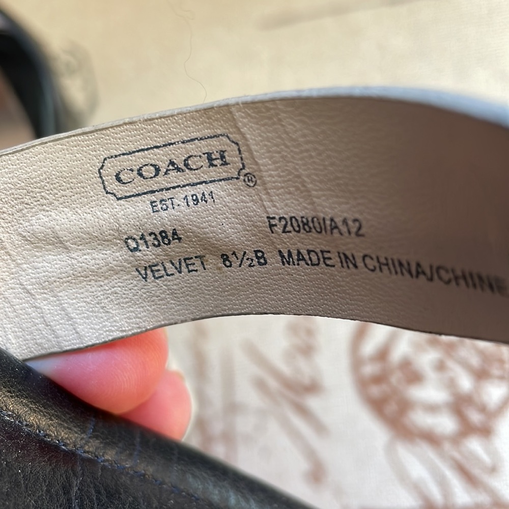 Coach sandals - Velvet - Picture 5 of 7